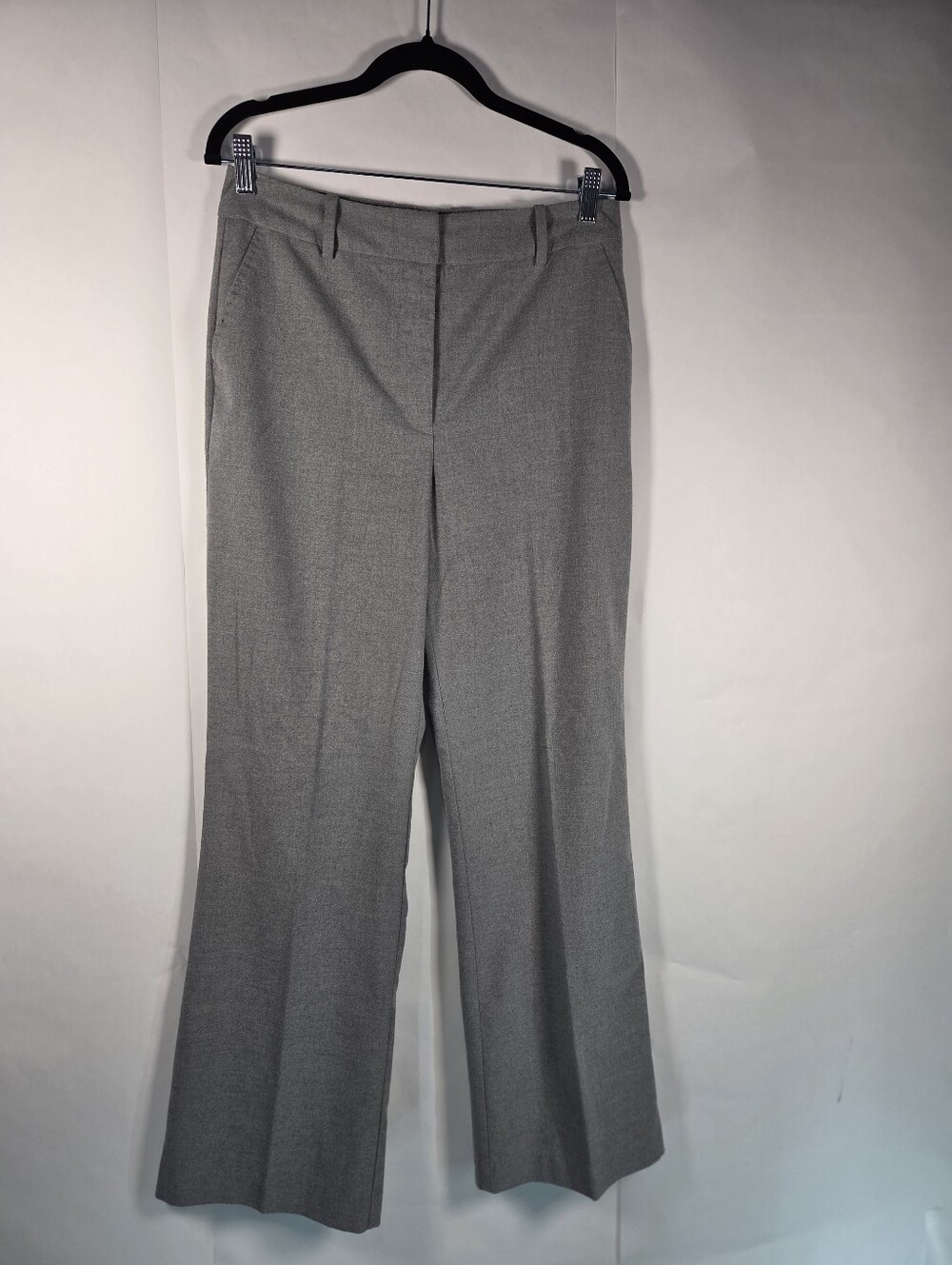 Worthington Light Gray Straight-Leg Dress Pants
